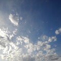 写真: 乱れ雲（3月3日）