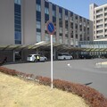 病院と標識（3月15日）