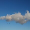写真: 雲と青空のグラデーション（3月21日）
