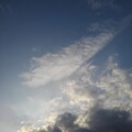 写真: 太陽を隠す雲（4月16日）