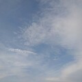 写真: 伸びる雲（4月20日）