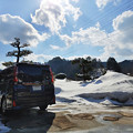 写真: 雪と愛車