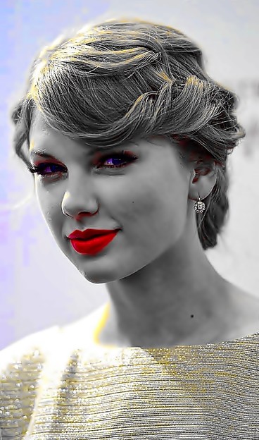 写真: Beautiful Blue Eyes of Taylor Swift(11145)