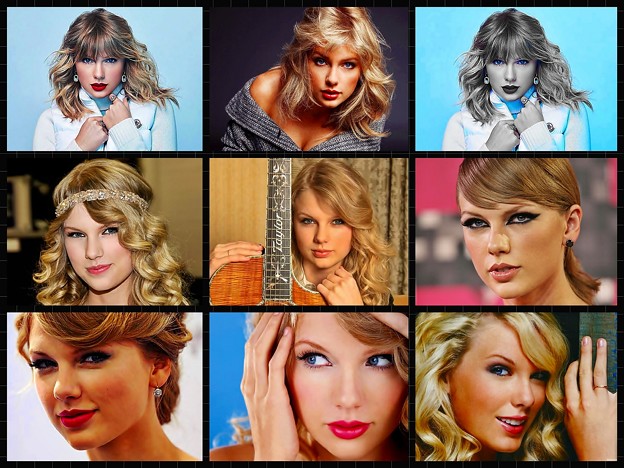 Beautiful Blue Eyes of Taylor Swift(11164)