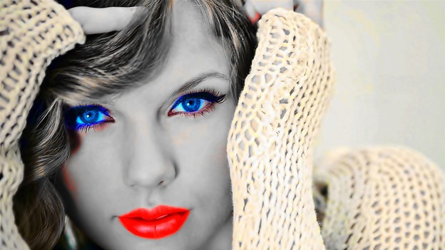 写真: Beautiful Blue Eyes of Taylor Swift(11172)