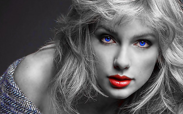 写真: Beautiful Blue Eyes of Taylor Swift(11189)