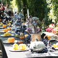 写真: ハロウィンの食卓