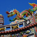 写真: 関帝廟の屋根飾り