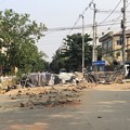道路封鎖　ヤンゴン (5)