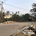 写真: ヤンゴン　消えた路上のバリケード (1)