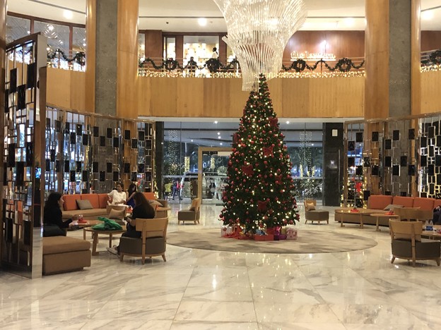 ヤンゴンのホテルのクリスマスデコレーション (5)