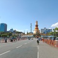 写真: 1月2日のヤンゴンダウンタウン