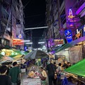 写真: チャイナタウンの夜景　at Yangon