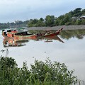 写真: ミャンマーの風変わりな船 (1)