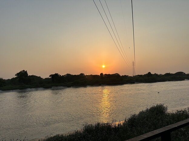 写真: 夕陽 (3)