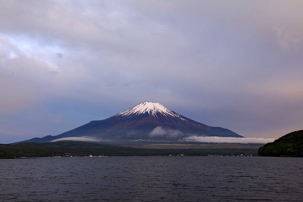 写真: 梅雨富士の朝