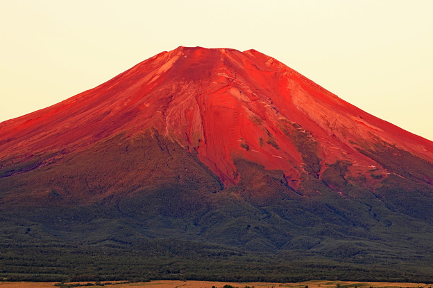 写真: 赤富士の始まり