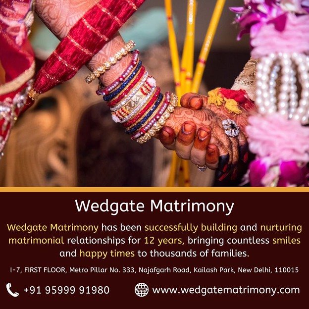 Wedgate Matrimony - Marriage Bureau in West Delhi India