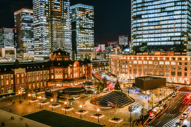 写真: 再現像「東京駅」