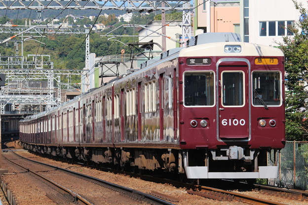 写真: 阪急6000系C#6000×8R