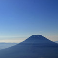写真: アンヌプリ山頂より羊蹄山をのぞむMG_7724a