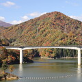 Photos: 長井ダム湖と竜神大橋