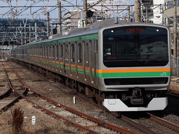 東海道線E231系1000番台　U58＋U-587編成