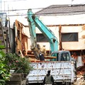 写真: 家の解体中（１）