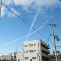 写真: IMG_2231220 (4)　飛行機雲