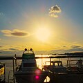 写真: IMG_240206 (20)　日没前の漁港