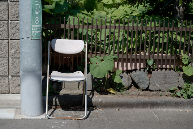 写真: 折椅子