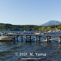 写真: 野尻湖風景