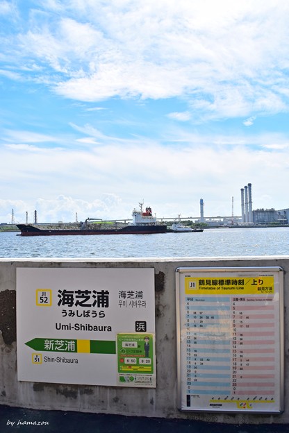 Photos: 海に浮かぶ終着駅