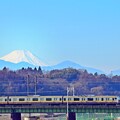 富士が見える沿線