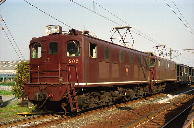 三岐鉄道ED502+ED501