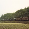 写真: セメント輸送列車を牽引するED502+ED501