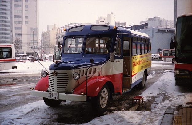 写真: 北海道中央バスの代燃車バス「まき太郎」