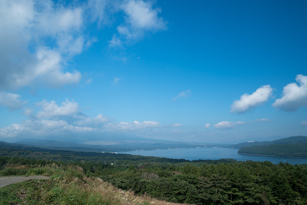 01富士五湖巡り【パノラマ台から見た富士と山中湖】