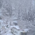 Photos: 足跡も残らぬ雪の無人駅