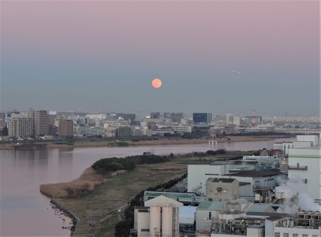 写真: 師走の満月