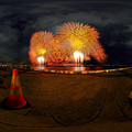 2022年8月7日　清水みなと祭り　花火大会　360度パノラマ写真(3)
