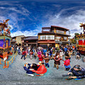 写真: 高山祭 神馬台・鳳凰台 360パノラマ写真