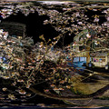 2023年1月30日　熱海桜 ライトアップ 360度パノラマ写真(1)