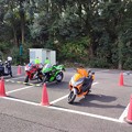 写真: 里山ガーデン バイク駐車場