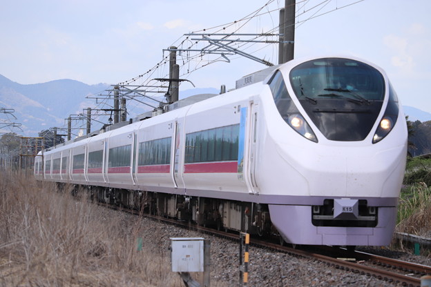 常磐線　E657系K5編成「東北DC」ラッピング　5M　特急ひたち5号 いわき 行　2021.04.03