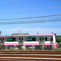 Pink Train Running