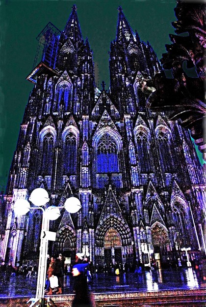 夜のケルン大聖堂jpg