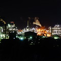 写真: 工場夜景