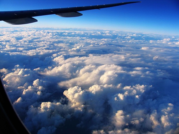 機上からの雲海