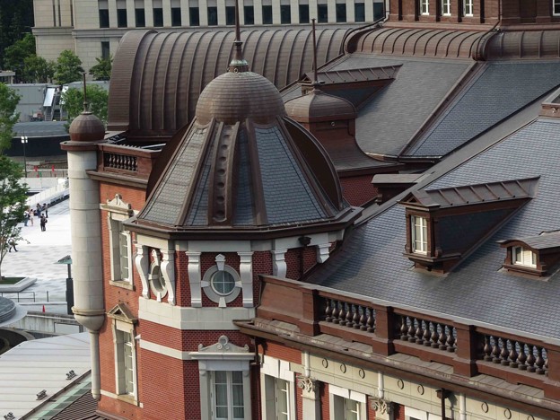 東京駅舎屋根